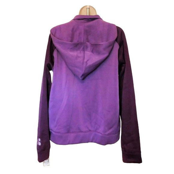 Puppy Paw Jacket 1X Purple Hoodie Dog Lover by Maxim Studio Cotton Blend - Picture 4 of 7